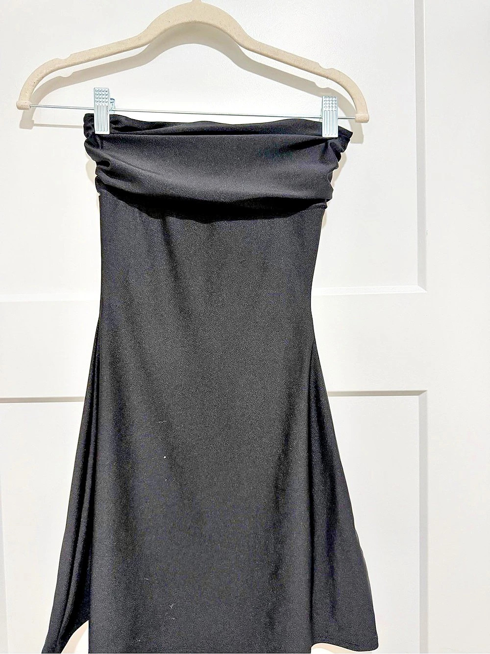Black Strapless Mini Dress Like New